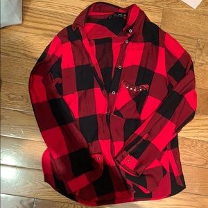 Zara basic flannel
